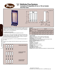 Thumbnail of document Data Sheet - MTF Multitube Flow System